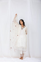 IVORY Chanderi Suit set