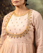 Beige Anarkali Set