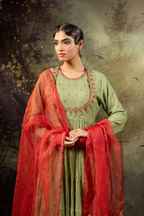Elaichi Green Anarkali Set