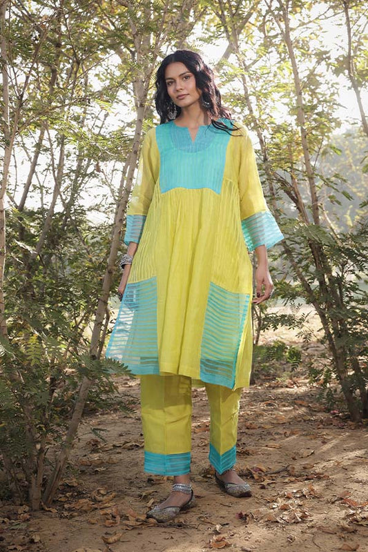 Neon Green Pintek Co-ord set