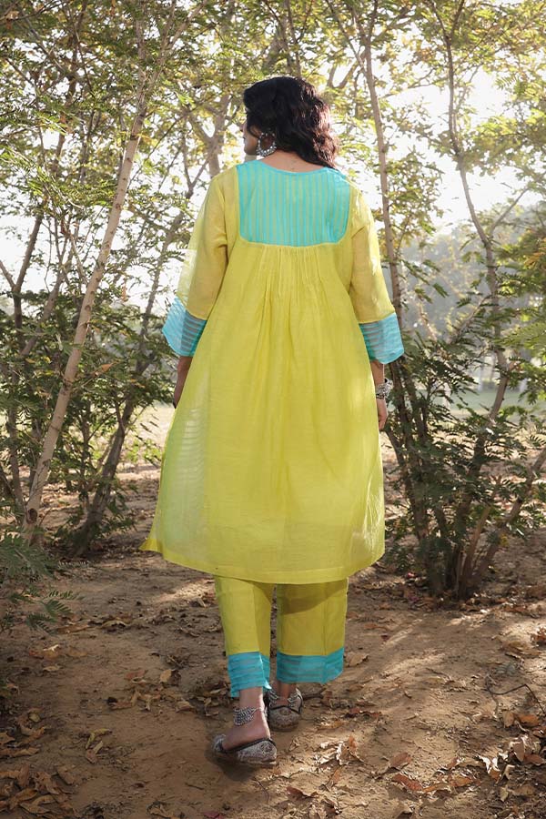 Neon Green Pintek Co-ord set