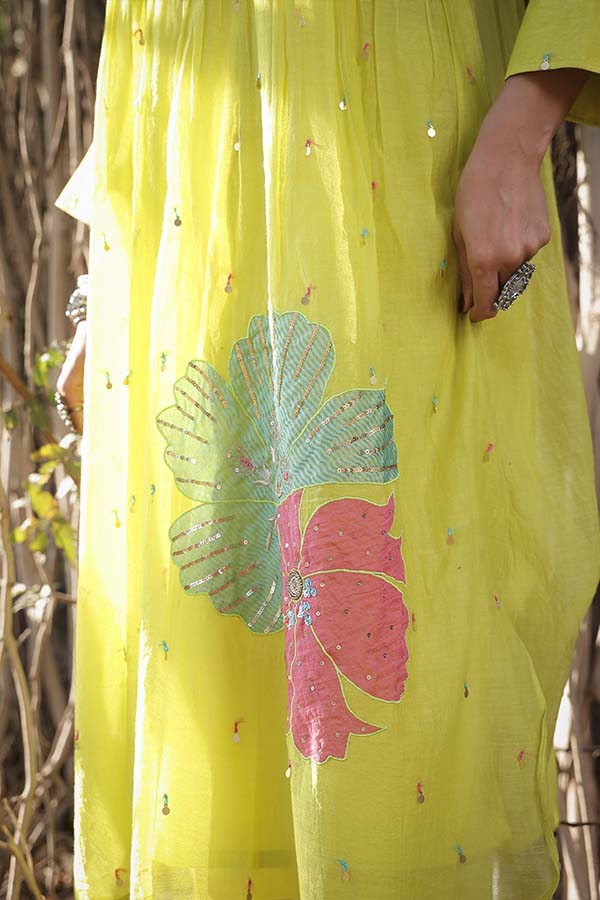 Neon Green Applique Co-ord