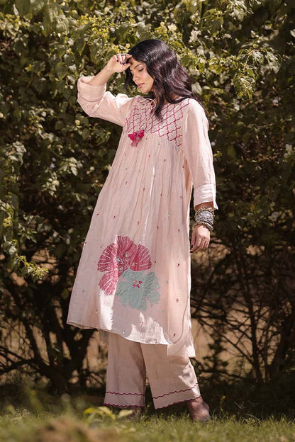 Beige Applique Co-ord