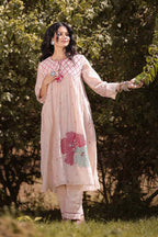 Beige Applique Co-ord