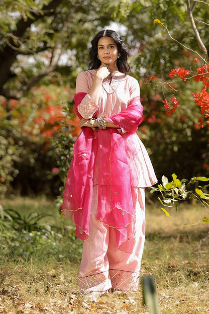 Blush Pink Farshi Salwar Set