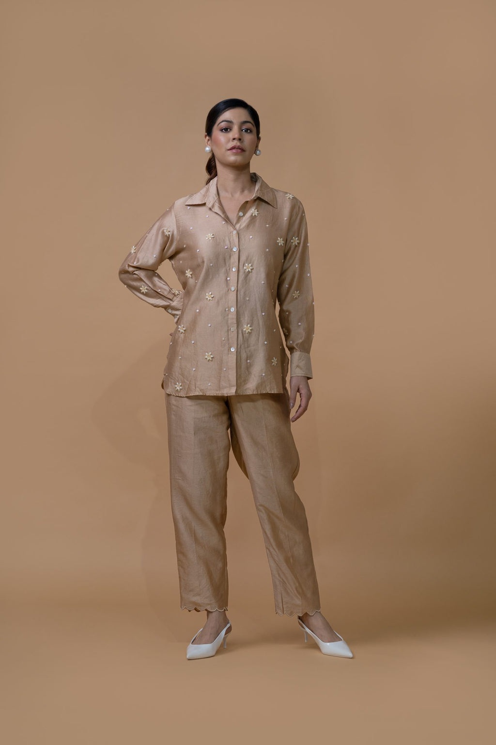 Beige Coord Set