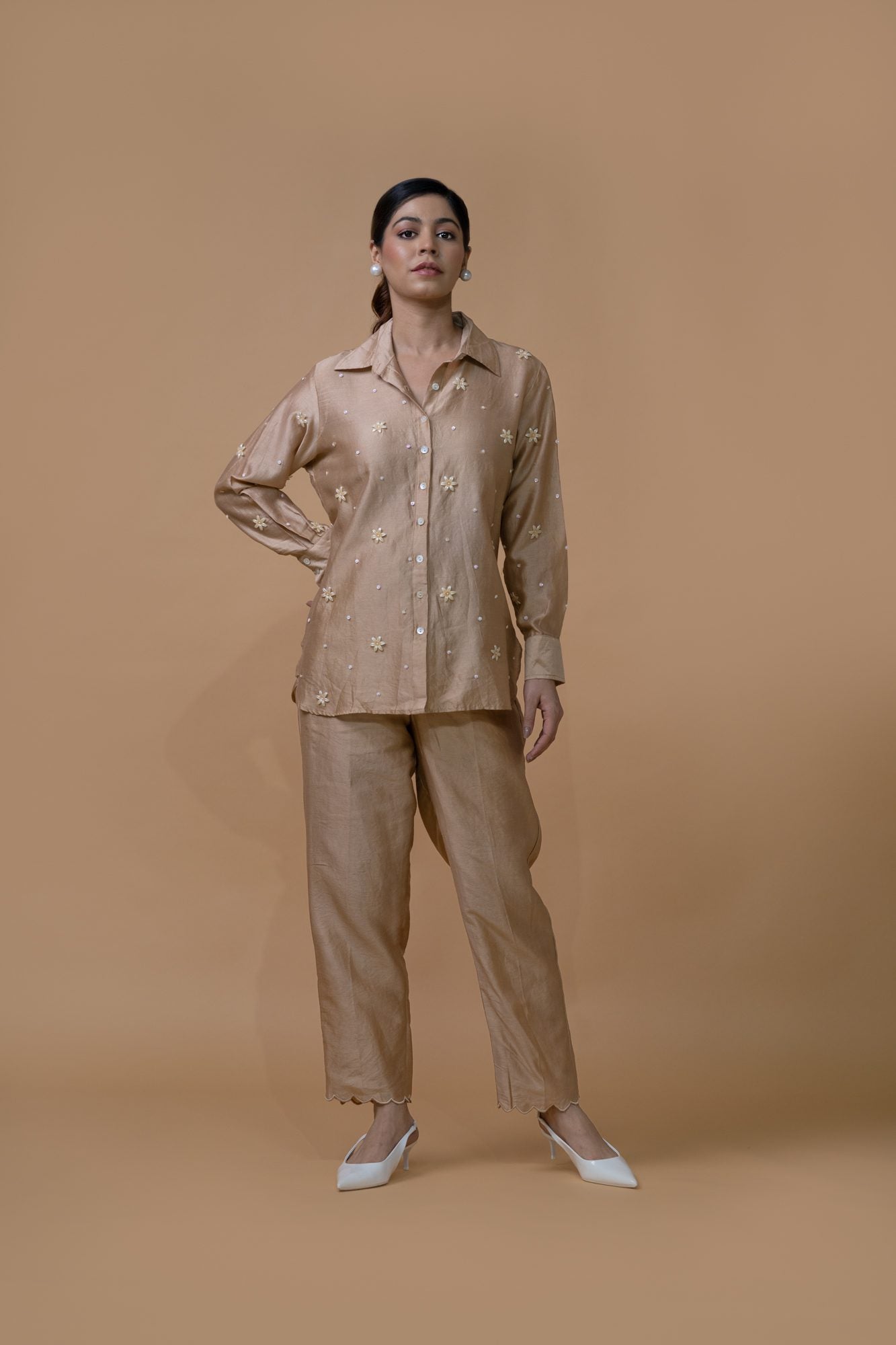 Beige Coord Set