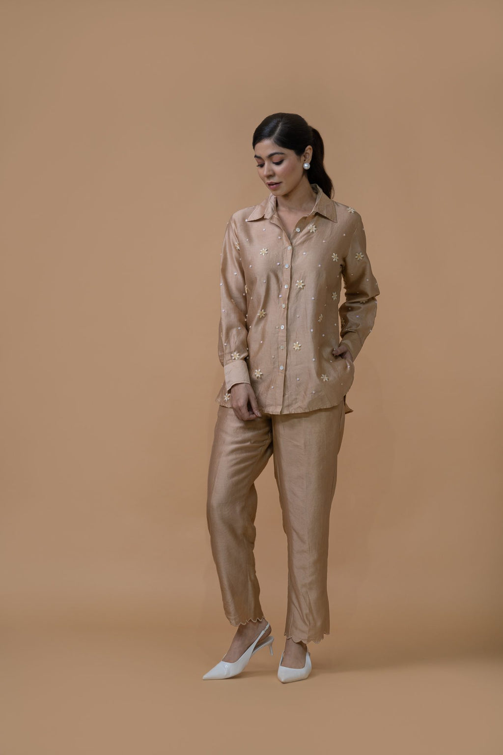 Beige Coord Set