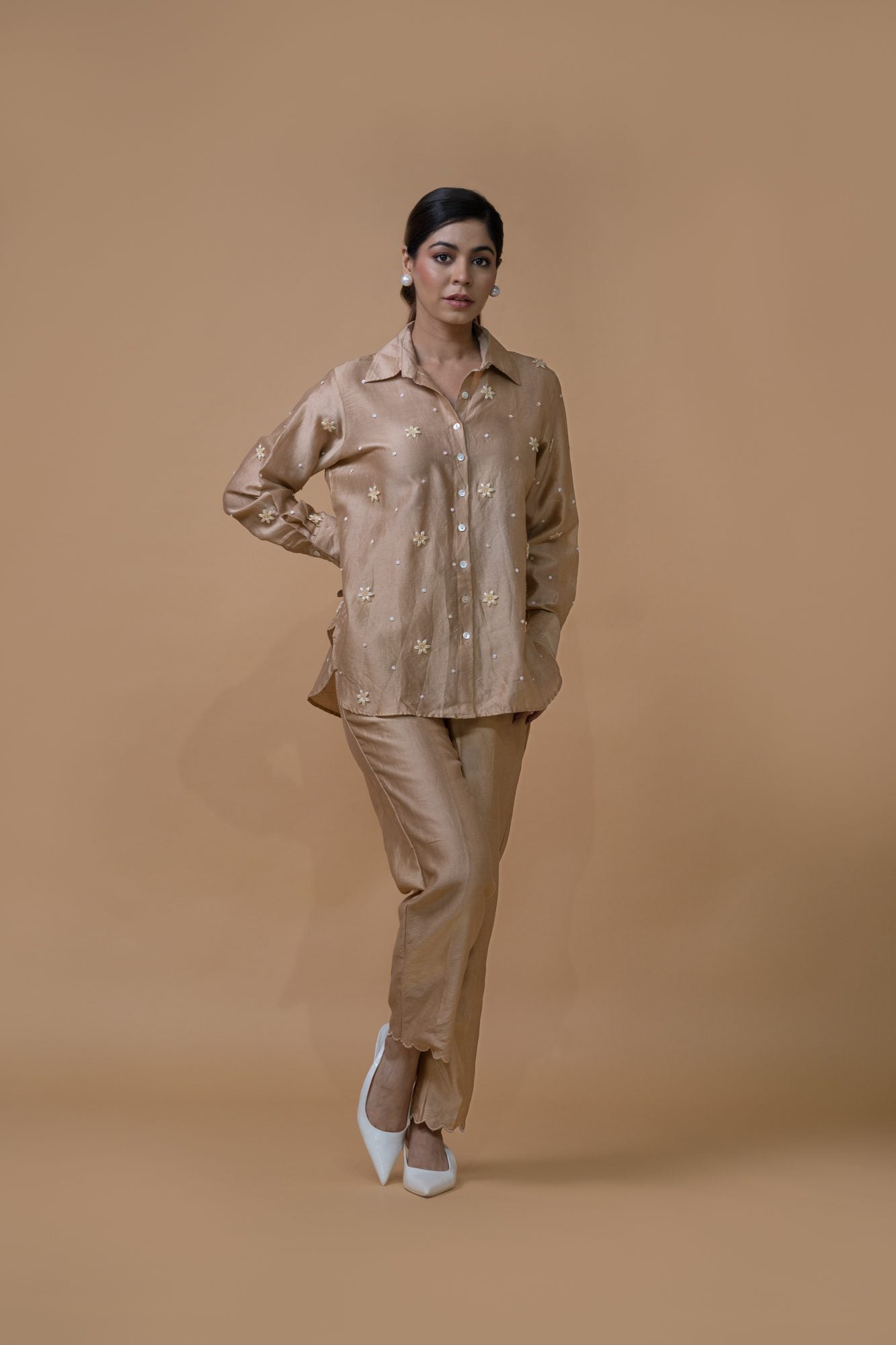 Beige Coord Set