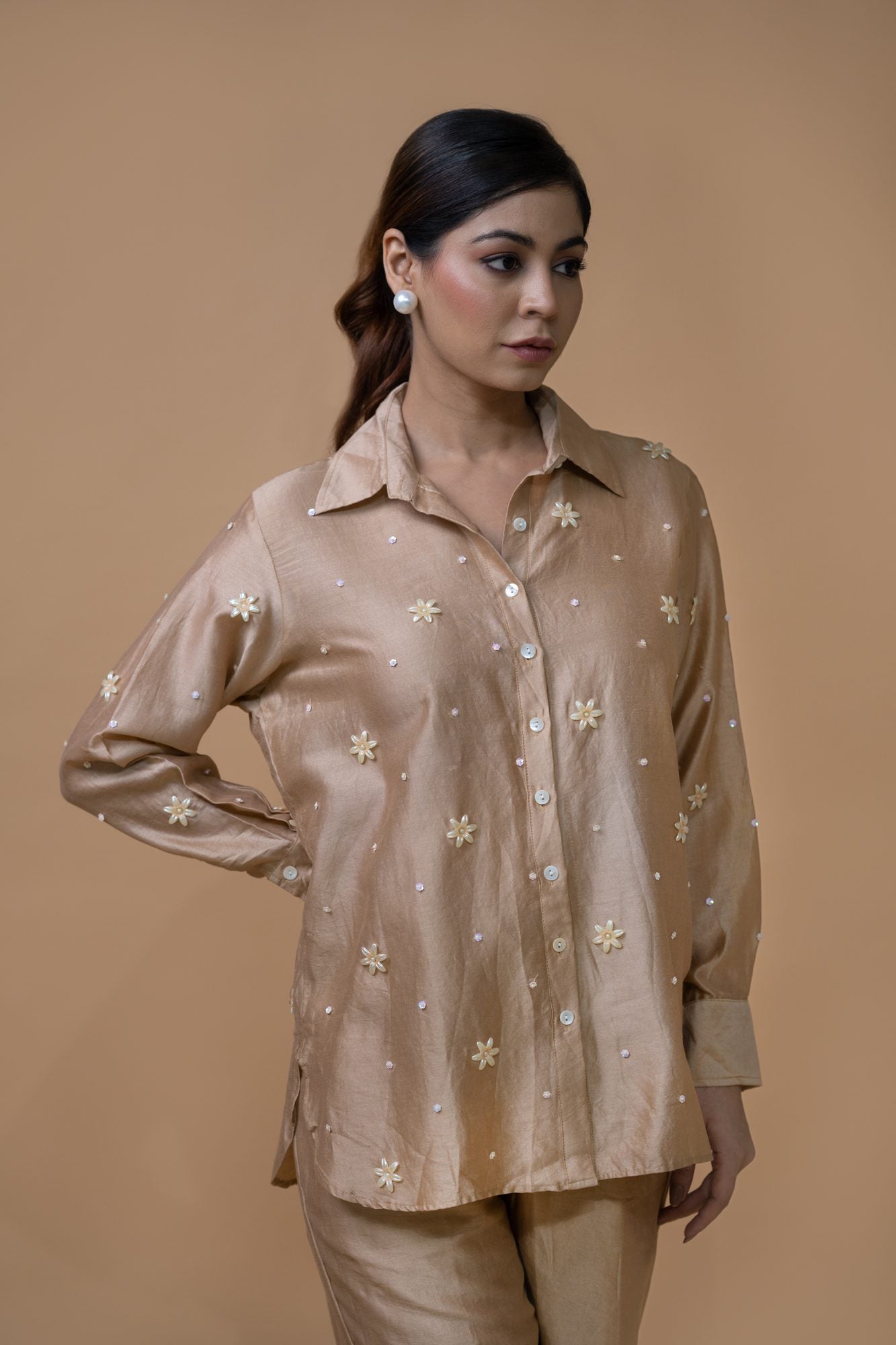 Beige Coord Set
