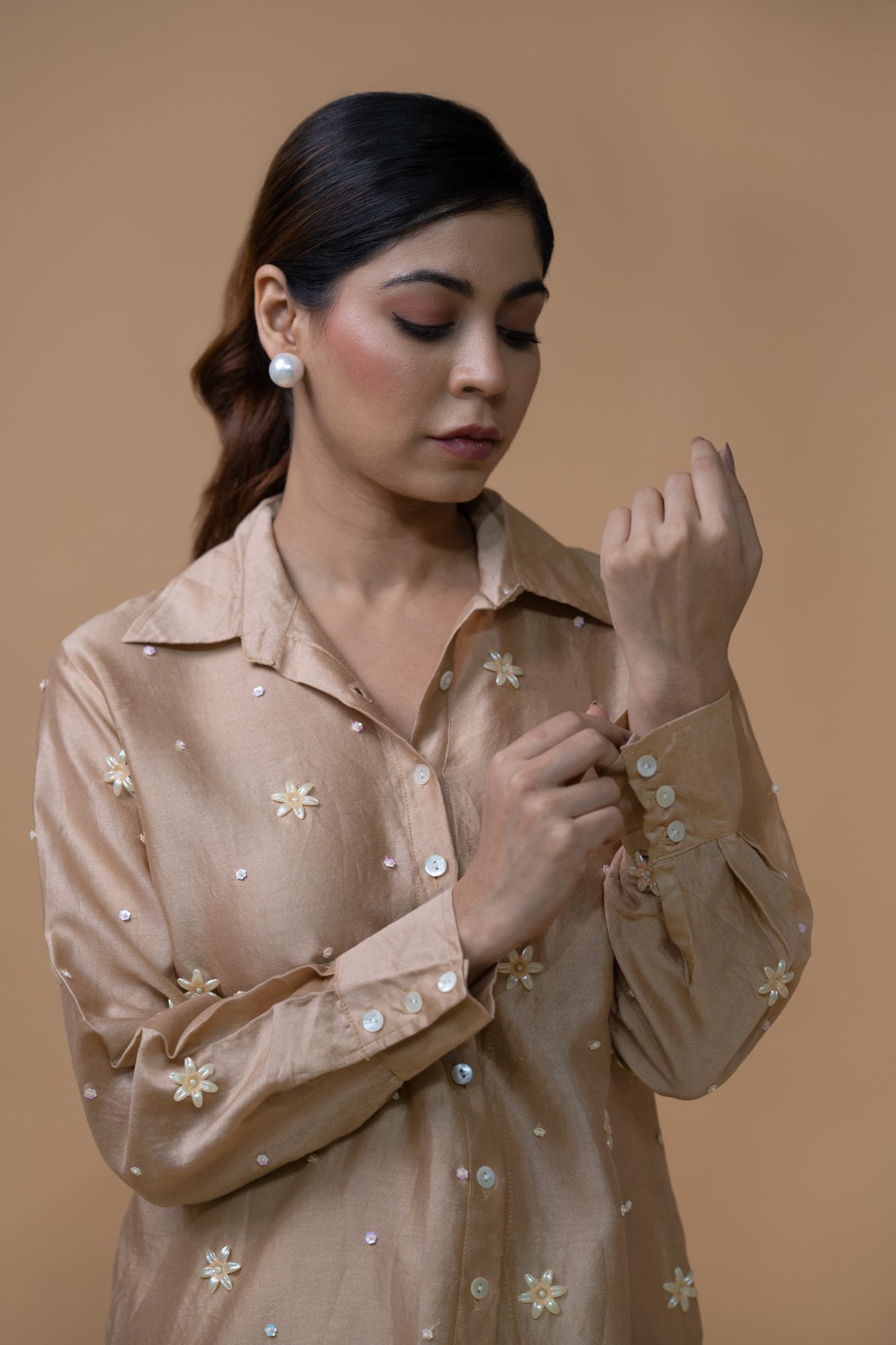 Beige Coord Set