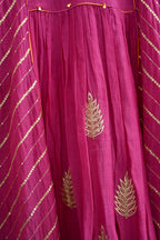 Rani Pink Side Jaal Suit Set