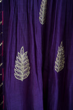 Purple Side Panel Kurta Set