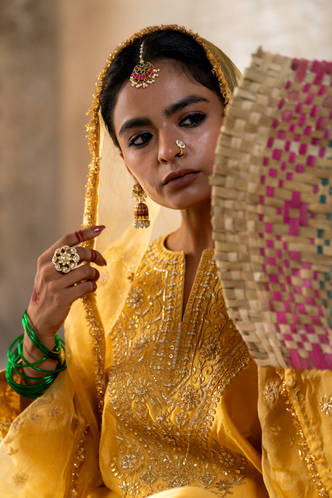 Mustard Yellow Straight Kurta Set