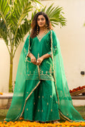 Green Boota Aari Sharara