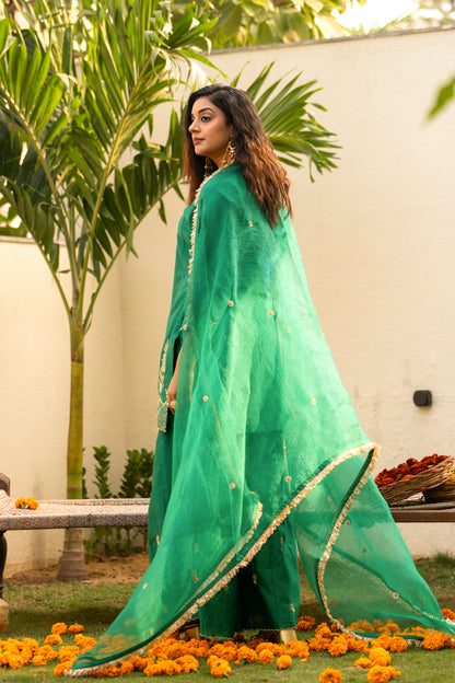 Green Boota Aari Sharara