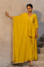 Neev Yellow Sharara Set