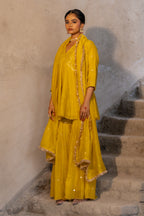 Neev Yellow Sharara Set