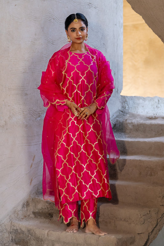 Neev Rani Jaal A-Line Suit Set
