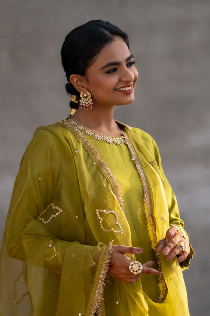Olive A-Line Suit Set