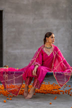 Rani Aari A-line Kurta Set