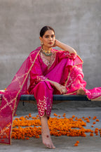 Rani Aari A-line Kurta Set