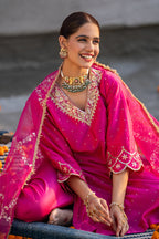 Rani Aari A-line Kurta Set