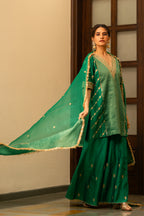 Green Moti Sharara