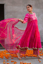 Rani Anarkali Suit Set