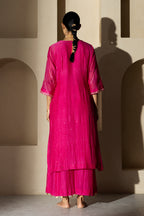 Rani Floral Motif Straight Kurta Set