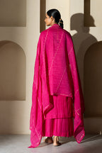Rani Floral Motif Straight Kurta Set