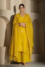 Yellow Straight Kurta Set