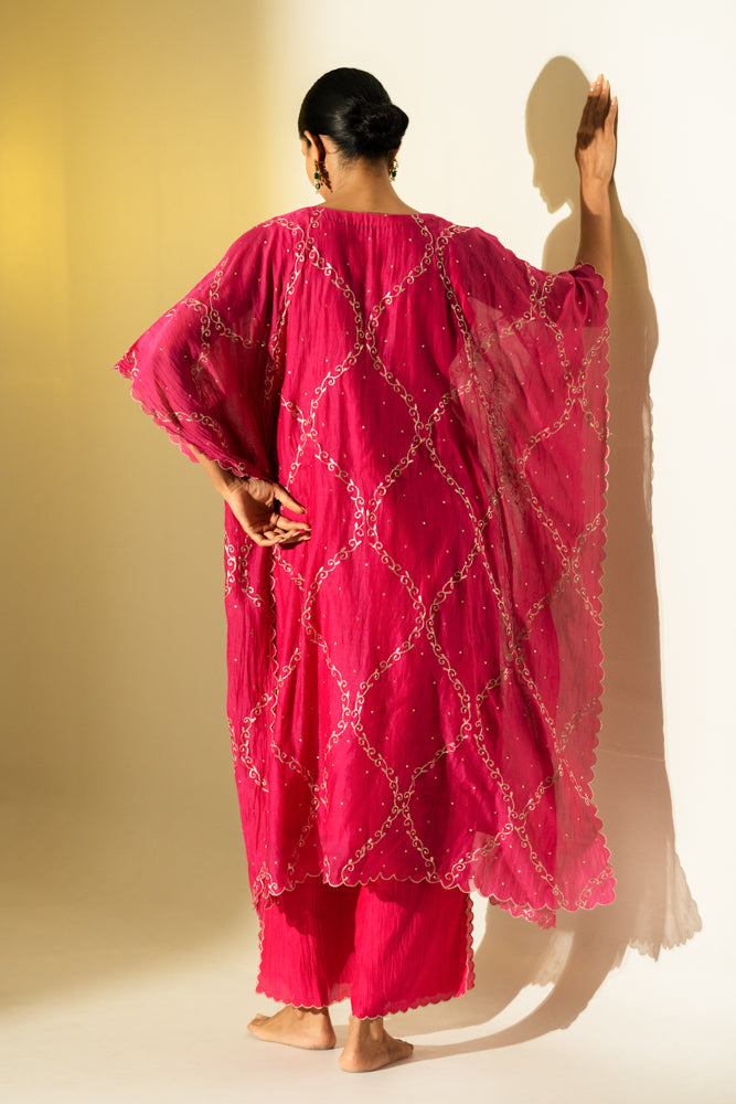 Rani Pink Kaftan Set