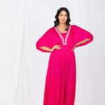 kaftan satin handwork